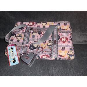 New Harajuku Lovers 15” Laptop Tablet Sleeve Case W/Handle